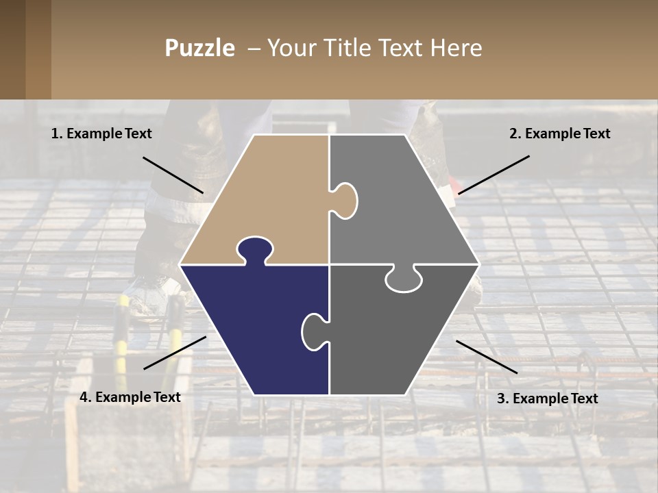 Human Hand Lawn Park PowerPoint Template