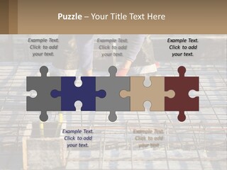 Human Hand Lawn Park PowerPoint Template