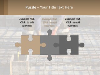 Human Hand Lawn Park PowerPoint Template