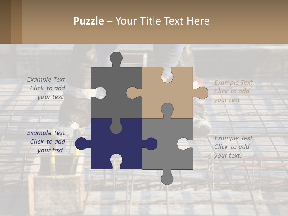 Human Hand Lawn Park PowerPoint Template