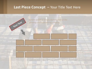 Human Hand Lawn Park PowerPoint Template