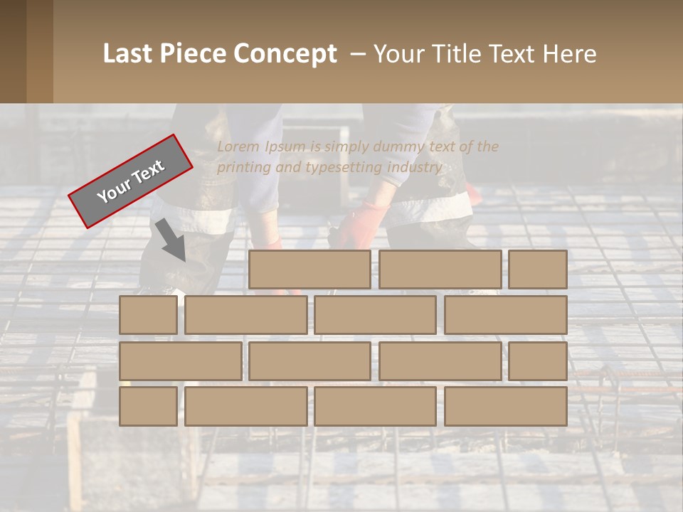 Human Hand Lawn Park PowerPoint Template