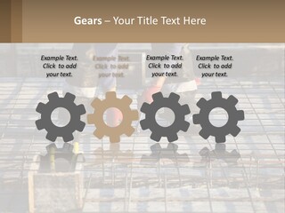 Human Hand Lawn Park PowerPoint Template