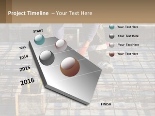 Human Hand Lawn Park PowerPoint Template