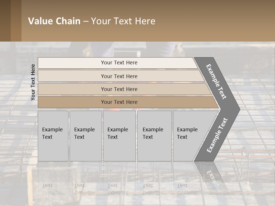 Human Hand Lawn Park PowerPoint Template