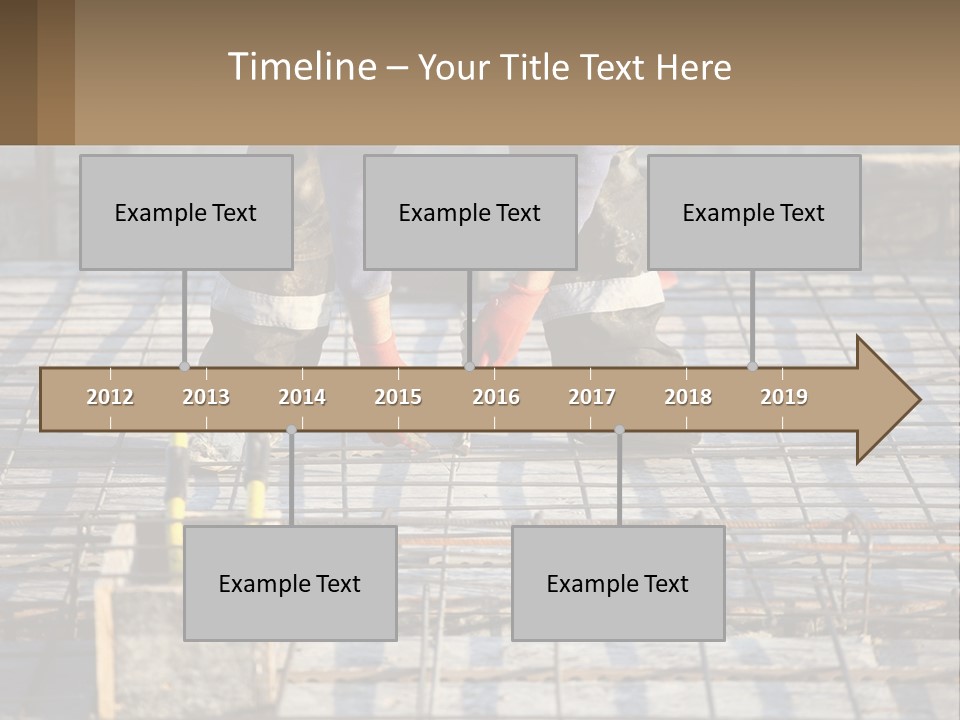 Human Hand Lawn Park PowerPoint Template