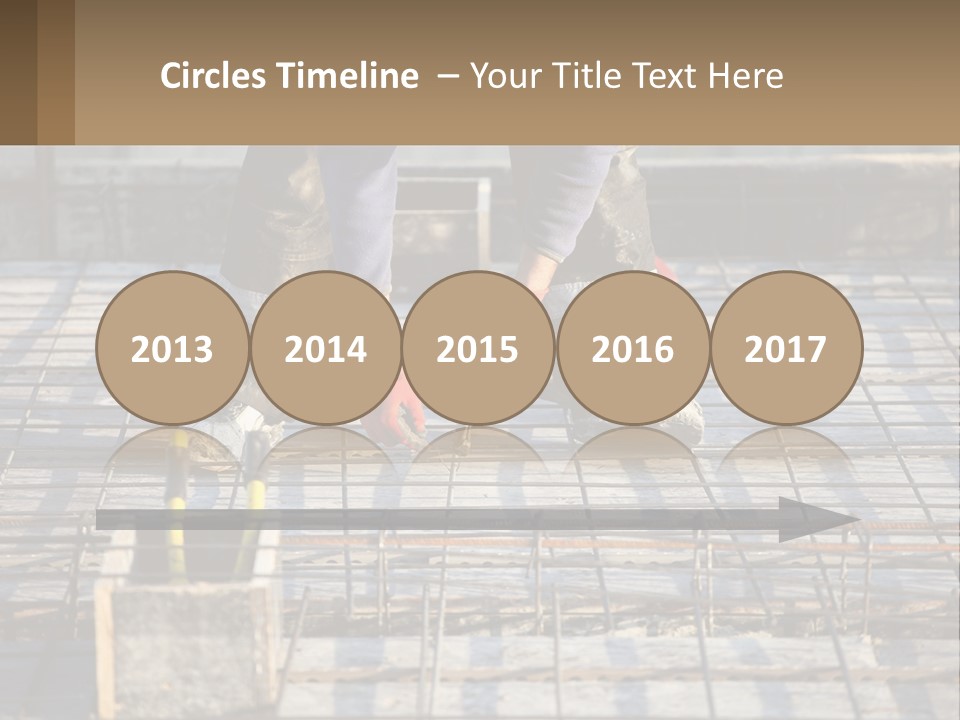 Human Hand Lawn Park PowerPoint Template