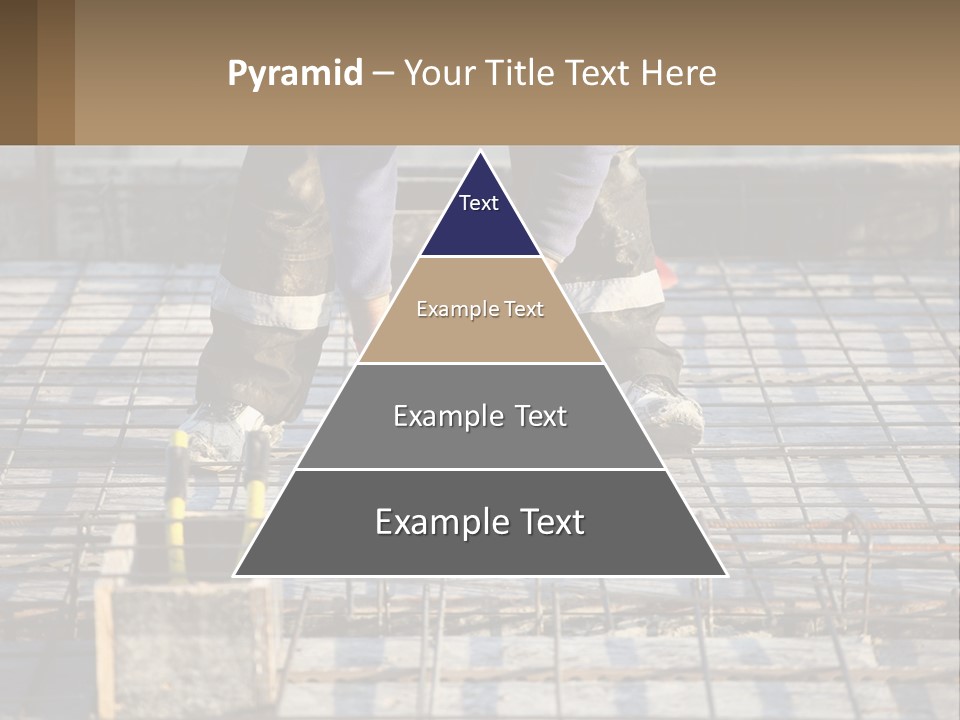 Human Hand Lawn Park PowerPoint Template