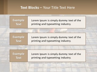 Human Hand Lawn Park PowerPoint Template