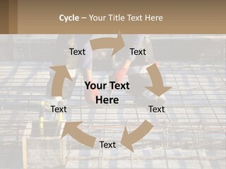 Human Hand Lawn Park PowerPoint Template