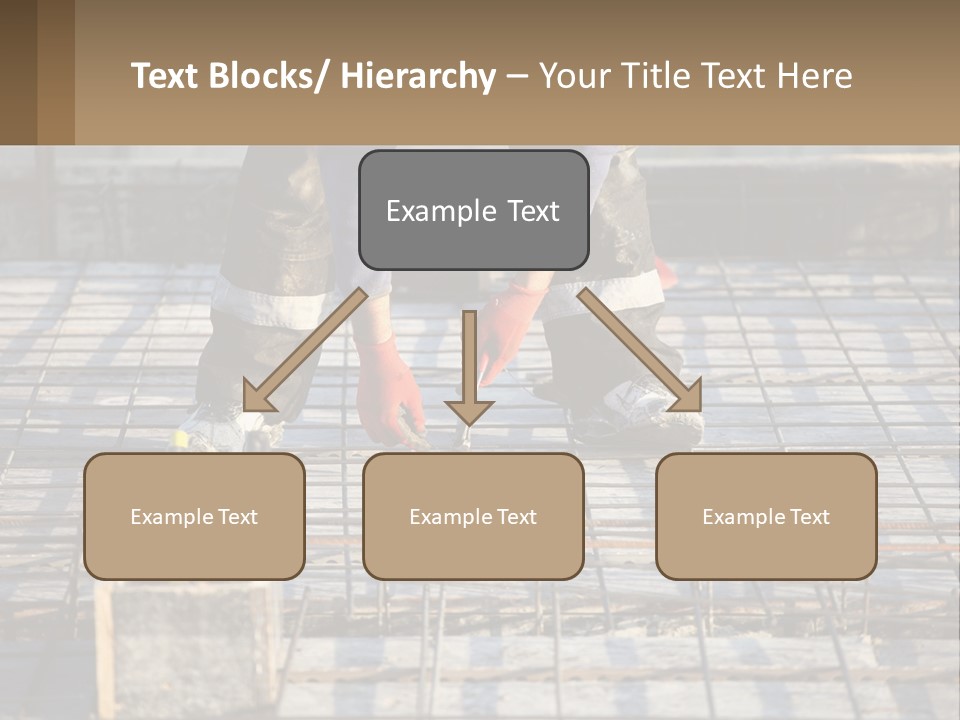 Human Hand Lawn Park PowerPoint Template