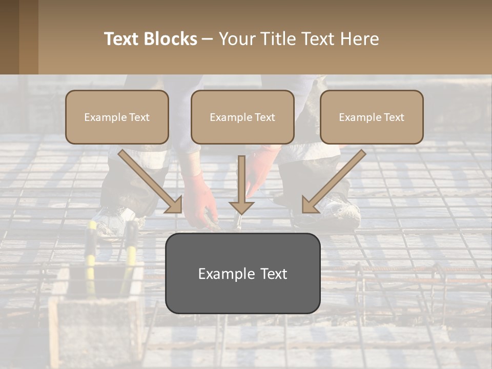 Human Hand Lawn Park PowerPoint Template