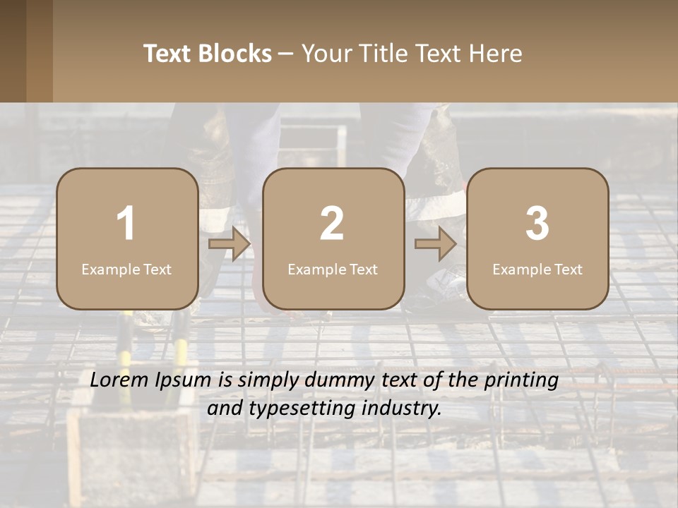 Human Hand Lawn Park PowerPoint Template