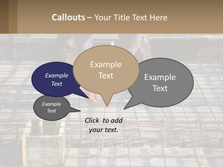 Human Hand Lawn Park PowerPoint Template