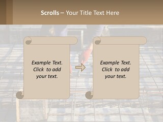 Human Hand Lawn Park PowerPoint Template