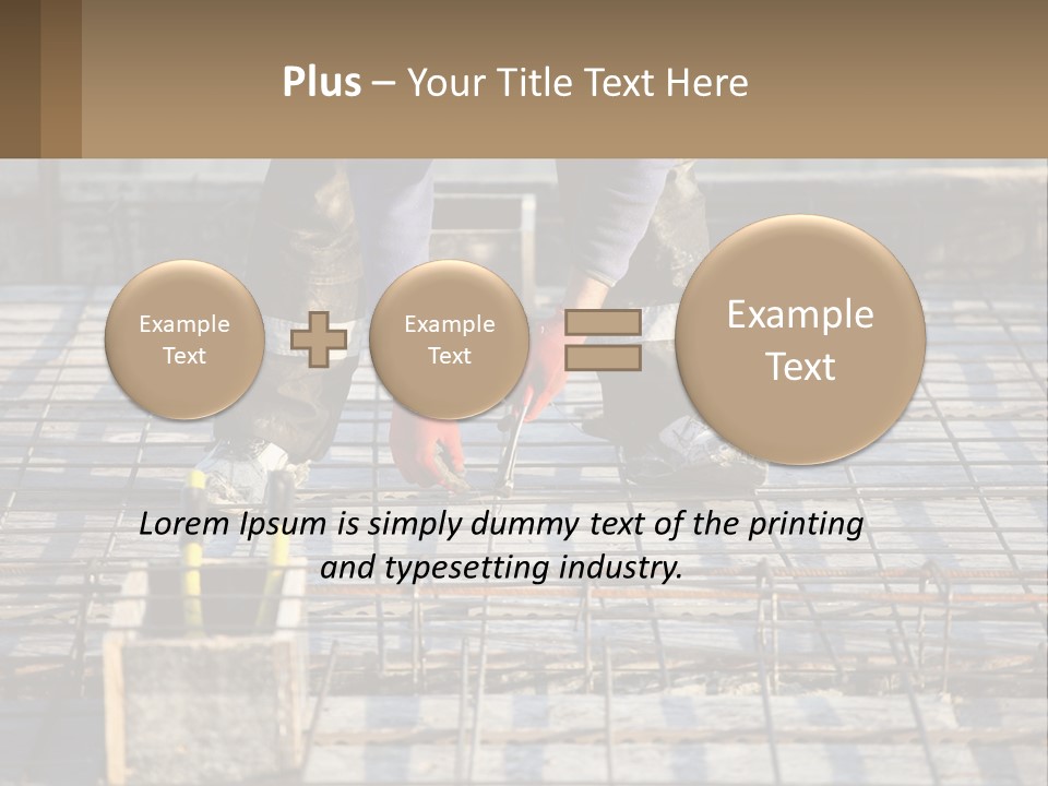 Human Hand Lawn Park PowerPoint Template
