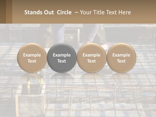 Human Hand Lawn Park PowerPoint Template