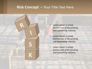 Human Hand Lawn Park PowerPoint Template