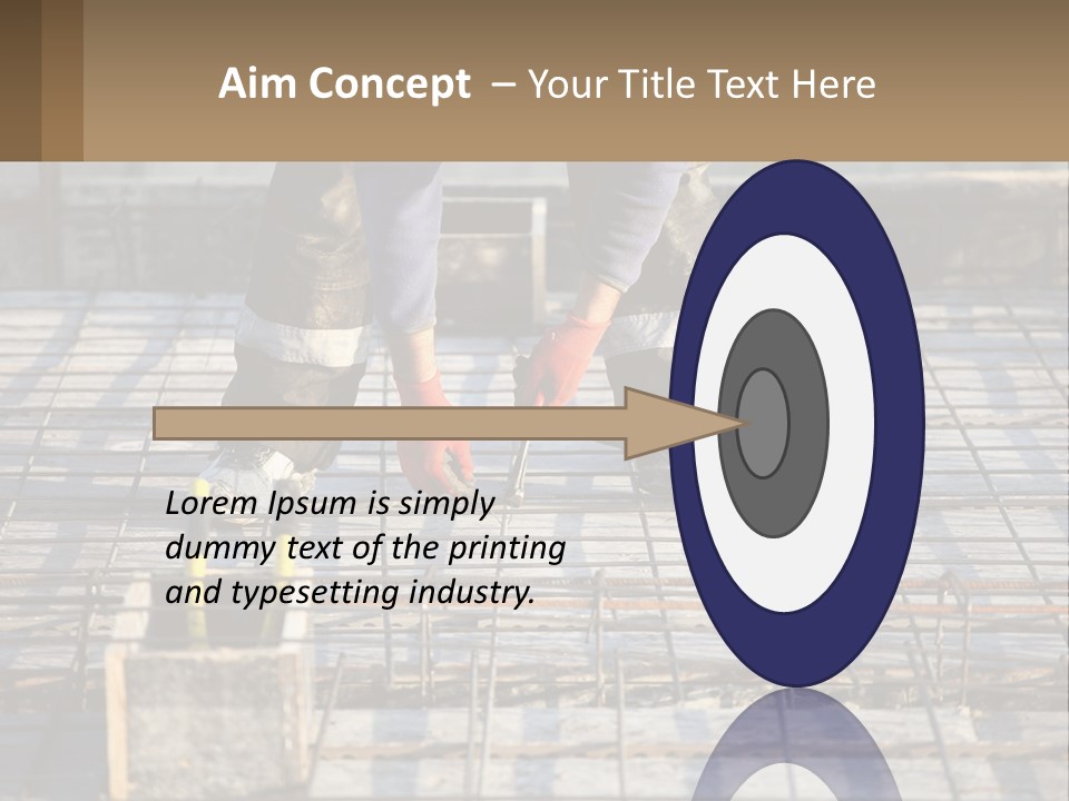 Human Hand Lawn Park PowerPoint Template