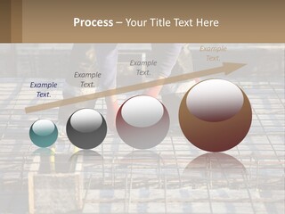 Human Hand Lawn Park PowerPoint Template