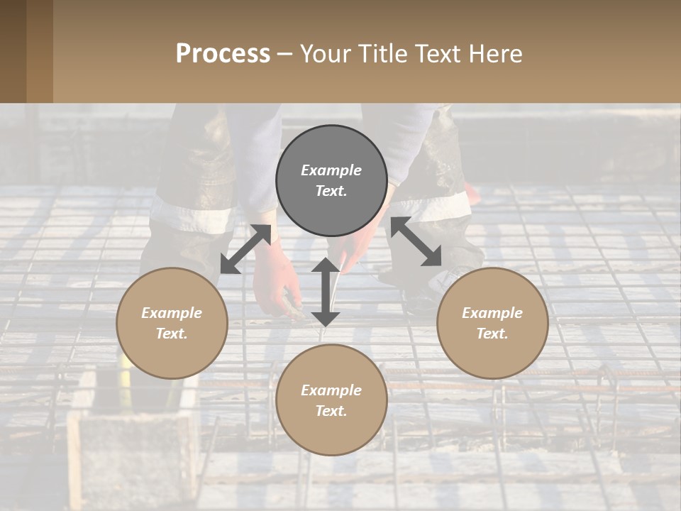 Human Hand Lawn Park PowerPoint Template