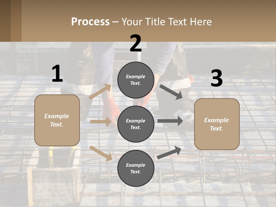 Human Hand Lawn Park PowerPoint Template