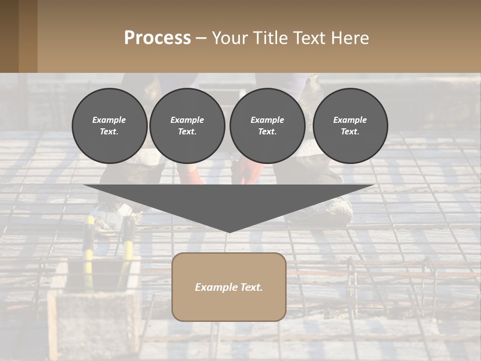 Human Hand Lawn Park PowerPoint Template