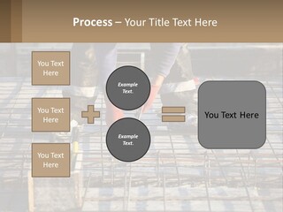Human Hand Lawn Park PowerPoint Template