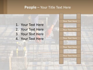 Human Hand Lawn Park PowerPoint Template