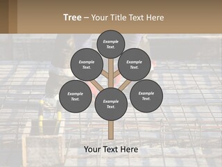 Human Hand Lawn Park PowerPoint Template