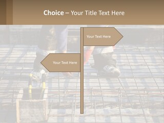 Human Hand Lawn Park PowerPoint Template