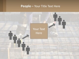 Human Hand Lawn Park PowerPoint Template