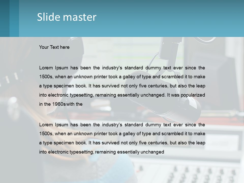 Blue Sky Green New PowerPoint Template