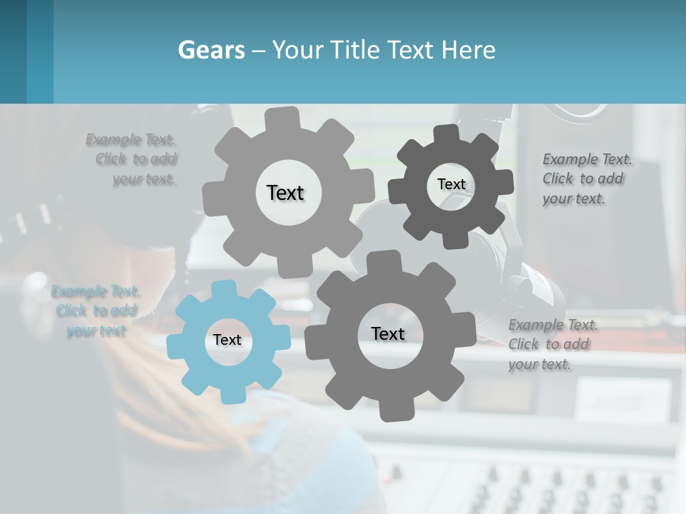 Blue Sky Green New PowerPoint Template