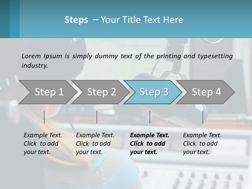 Blue Sky Green New PowerPoint Template