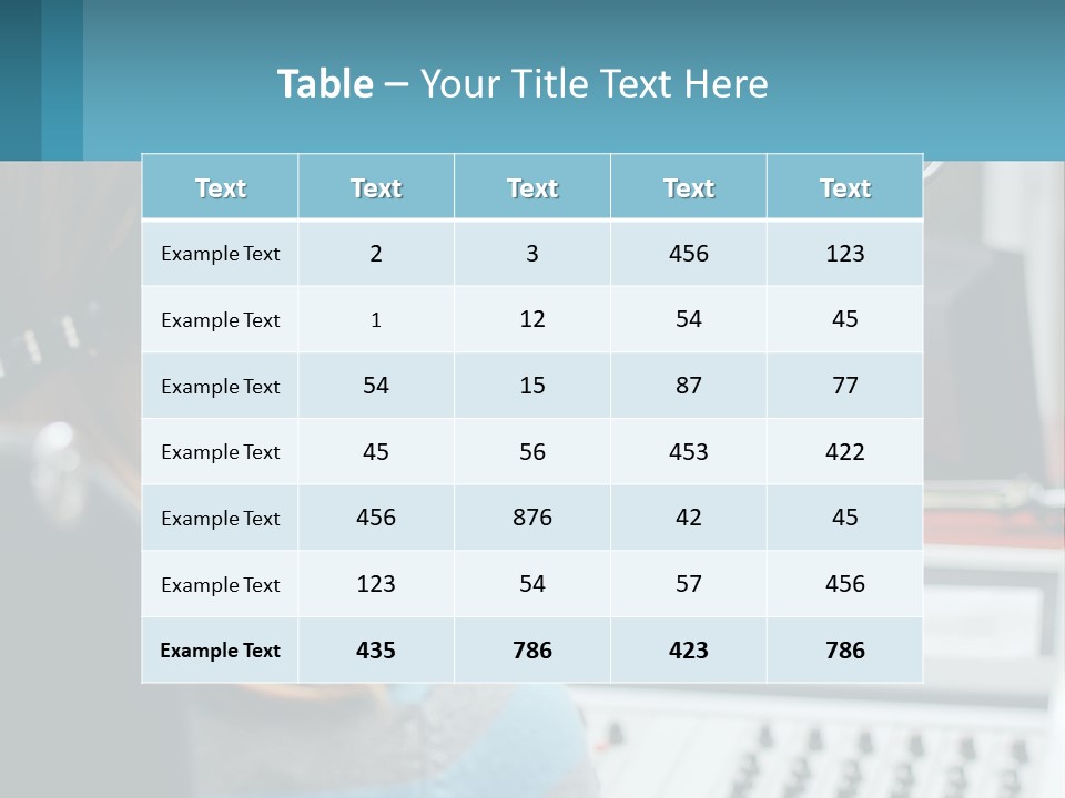 Blue Sky Green New PowerPoint Template