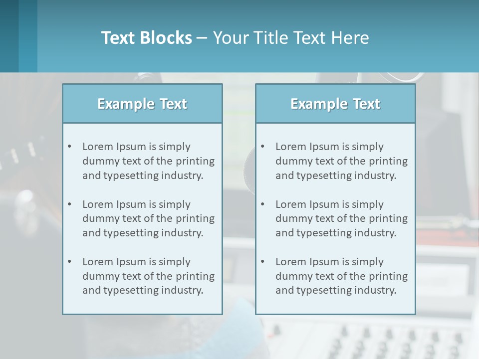 Blue Sky Green New PowerPoint Template