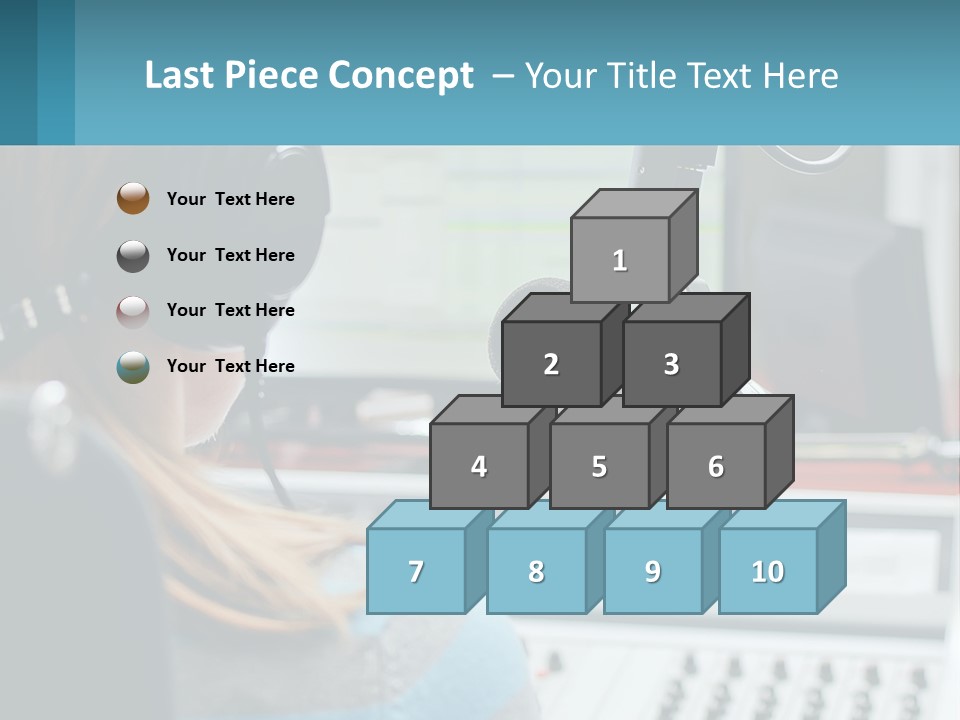 Blue Sky Green New PowerPoint Template