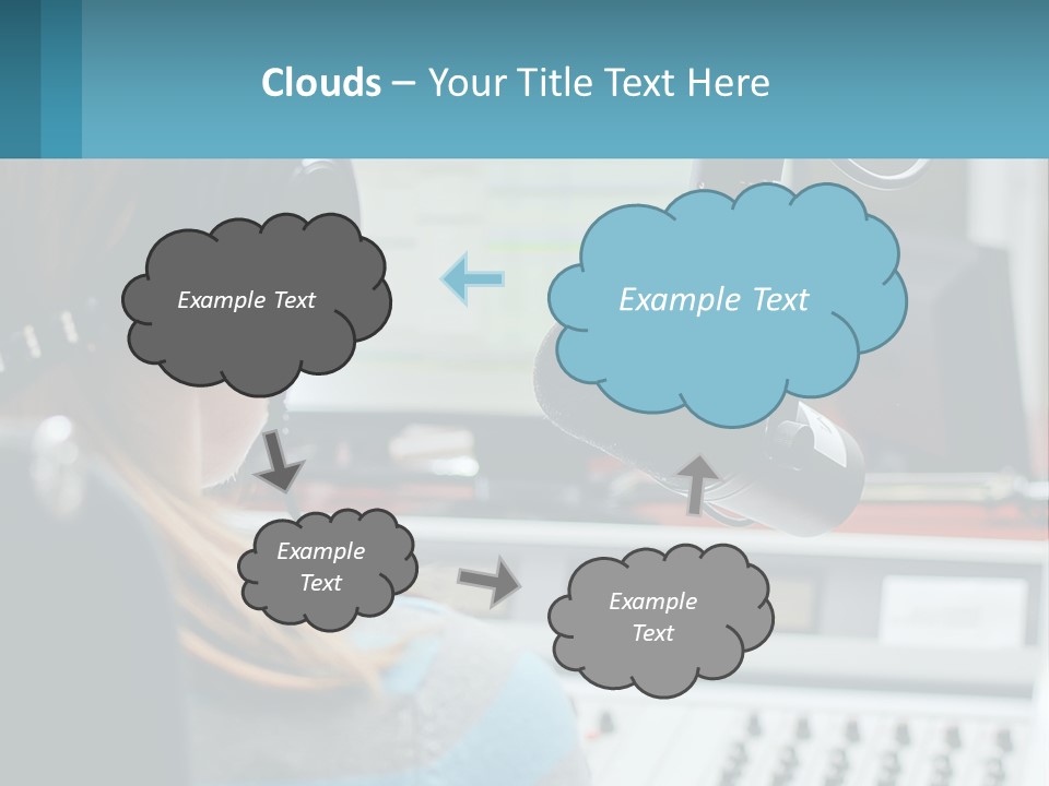 Blue Sky Green New PowerPoint Template
