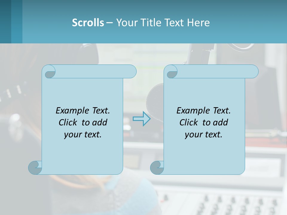 Blue Sky Green New PowerPoint Template