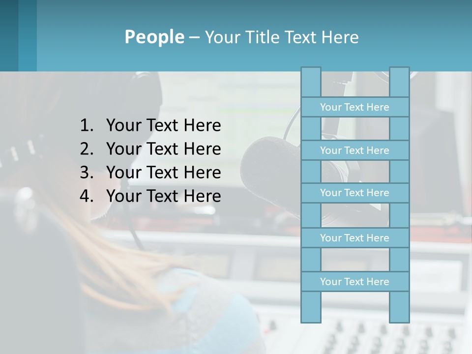 Blue Sky Green New PowerPoint Template