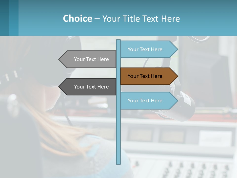 Blue Sky Green New PowerPoint Template