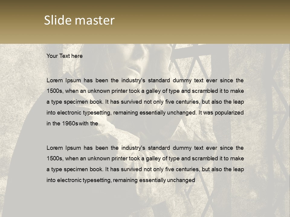 Model Business Residential PowerPoint Template