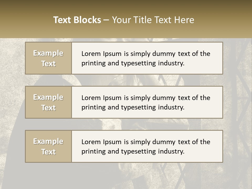 Model Business Residential PowerPoint Template