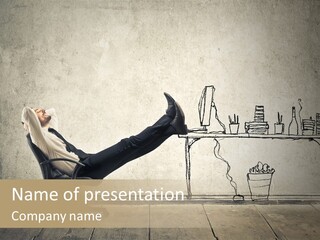 Man Construct Background PowerPoint Template