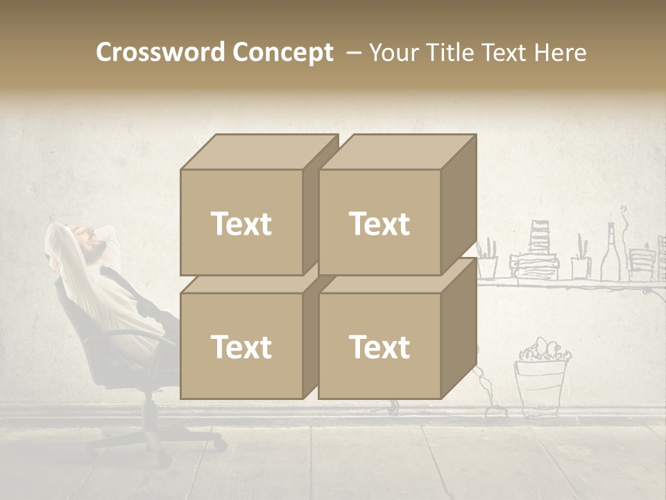 Man Construct Background PowerPoint Template