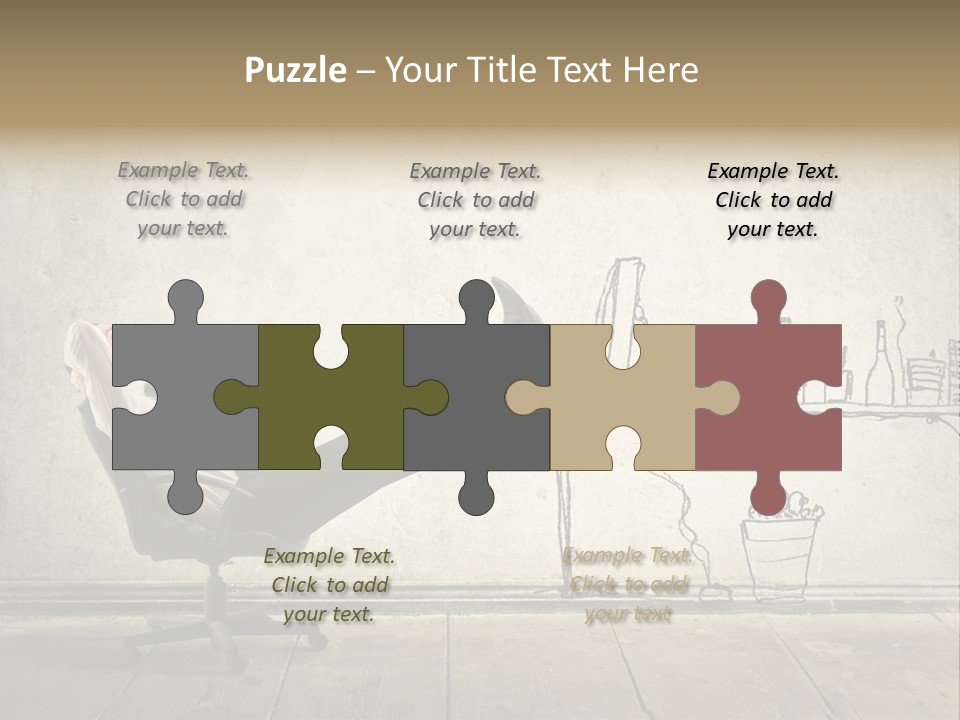 Man Construct Background PowerPoint Template