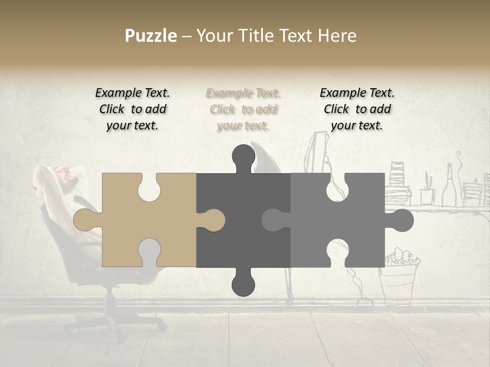 Man Construct Background PowerPoint Template