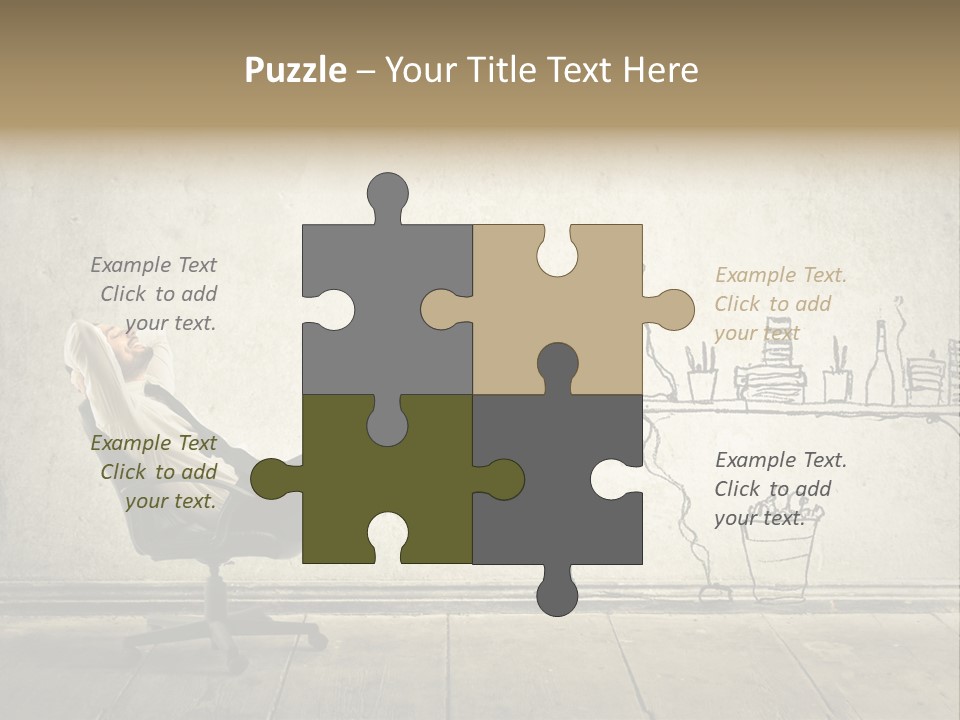 Man Construct Background PowerPoint Template