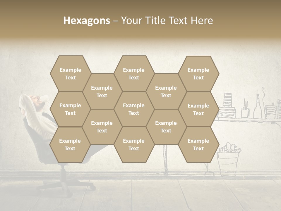 Man Construct Background PowerPoint Template